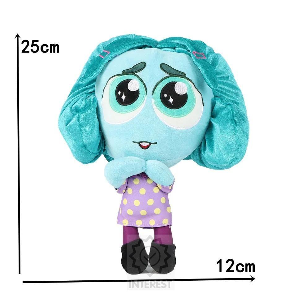 Plyšová hračka ZÁVIST z pohádky V Hlavě 25cm.