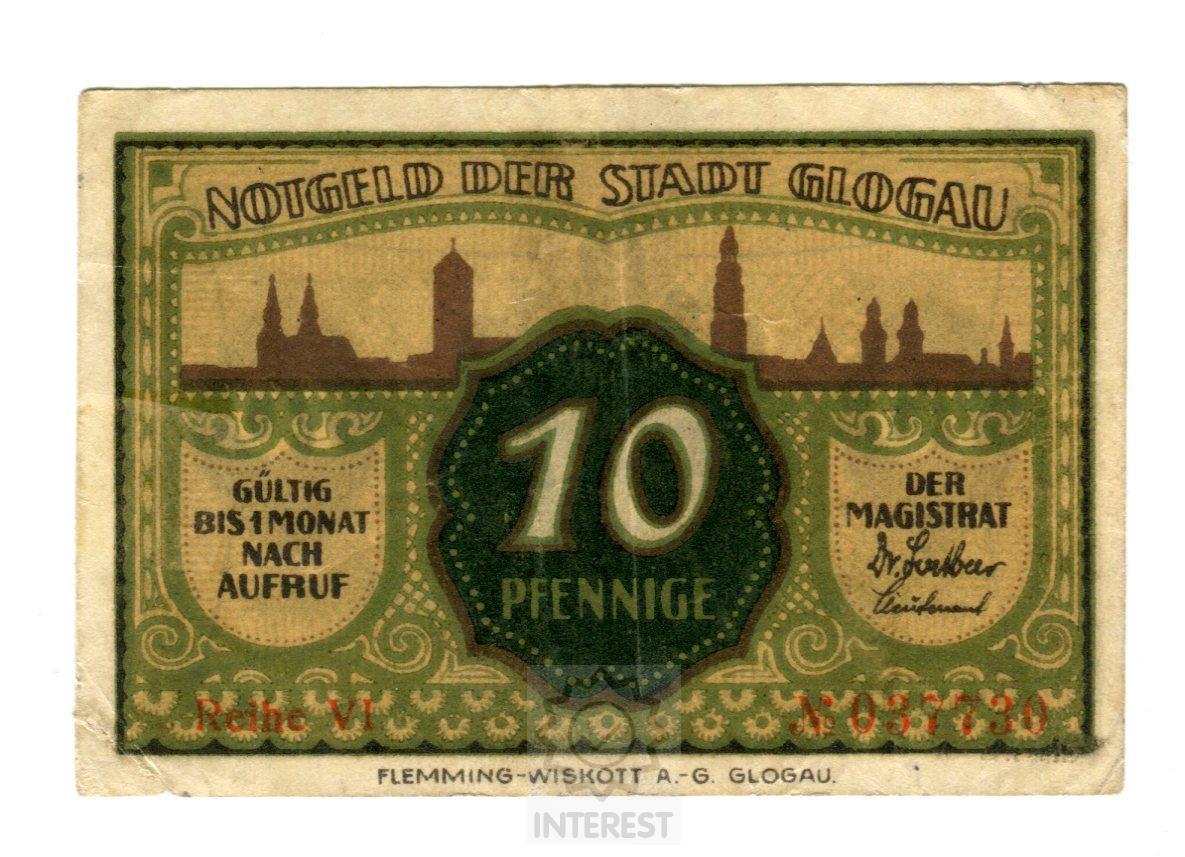 Německo - Nouzovka - 10 Pfennig