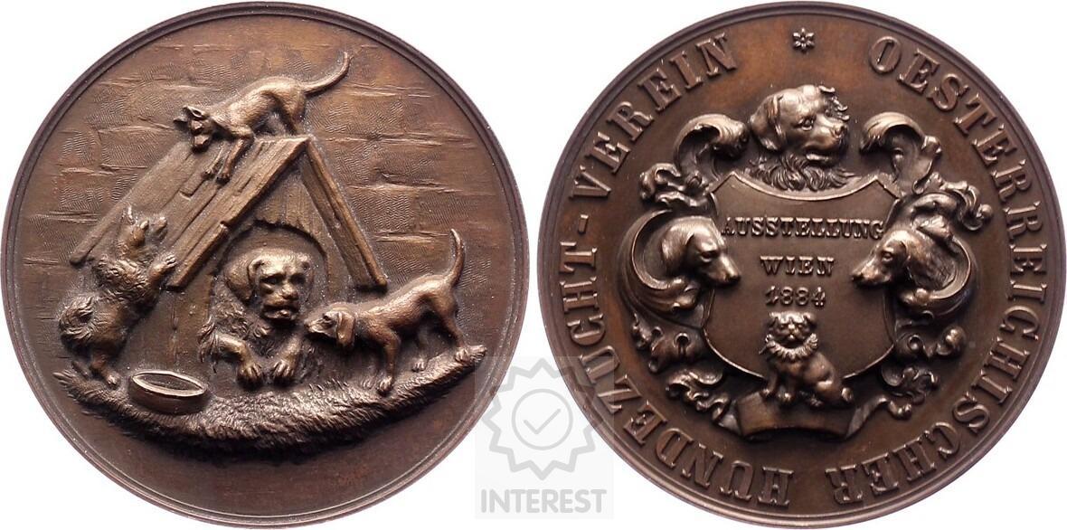 Medaile - FJI Wiener Neustadt 1896 - (JAUNER). Luxusní stav