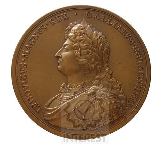 AE Medaile 1687 (Molart) - Na výstavbu zámku ve Versailles