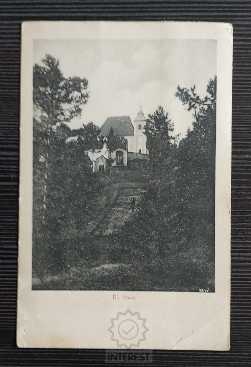 Pohlednice - Svatý kámen - Rakousko.