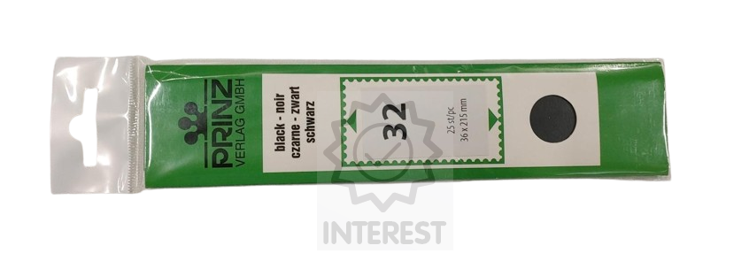 Hawidky černé PRINZ (32) 36 x 215 mm