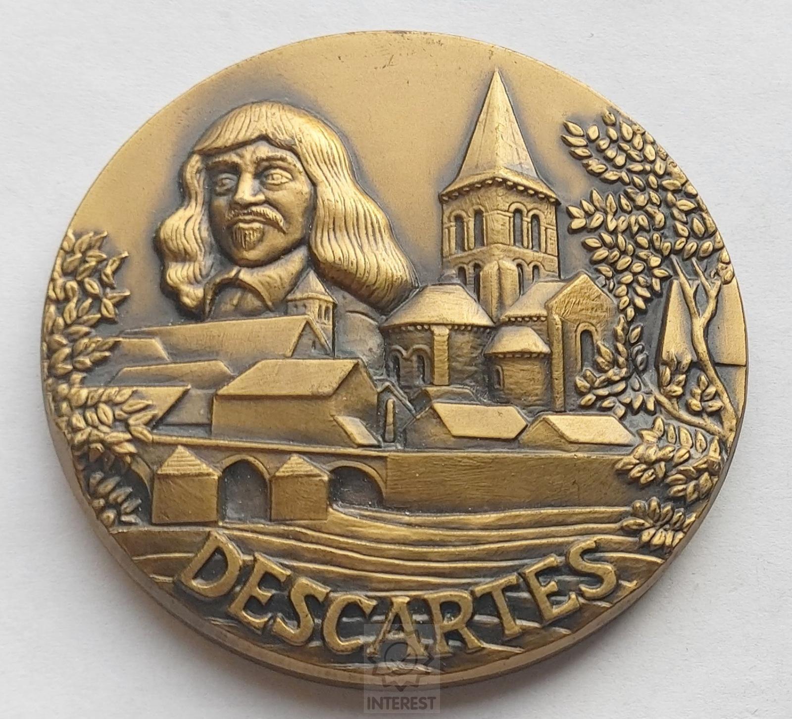Bronzová medaile - Descartes - (Pichard)