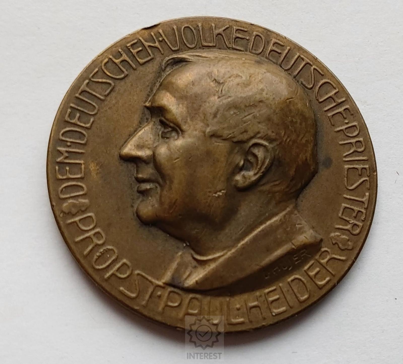 Bronzová medaile na počest otevření Petrinu 1926. BRUNTÁL - (č.425)