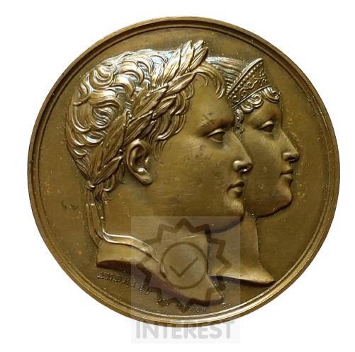 Medaile - Svatba Napoleona a Marie-Louise, 1. dubna 1810