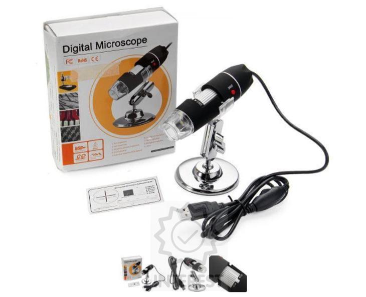USB digitální mikroskop k PC, zvětšení 1600x
