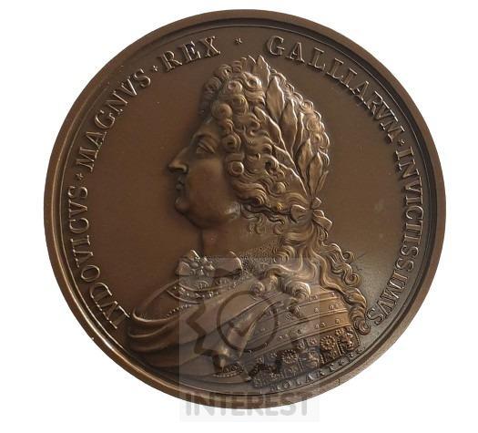 AE Medaile 1687 (Molart) - Na výstavbu zámku ve Versailles