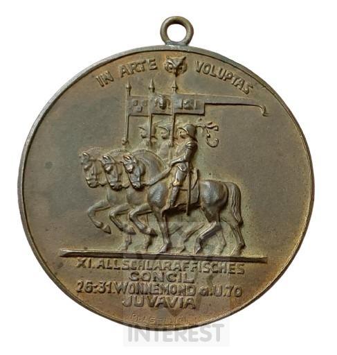 AE Medaile - spolku Schlaraffia německý opis XI. concil 26. - 31.č.593