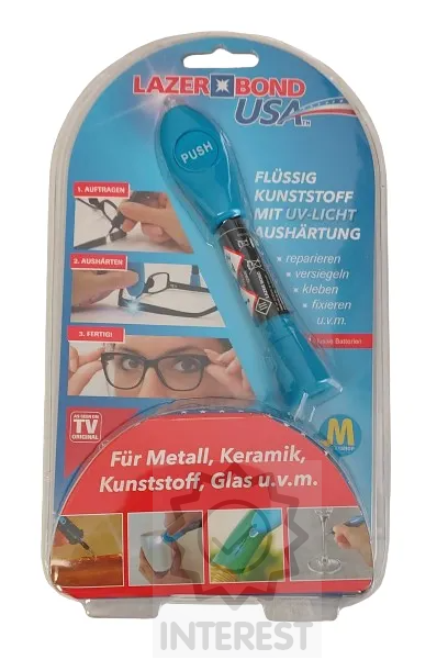 Lazer Bond USA originální UV lepidlo na všechno