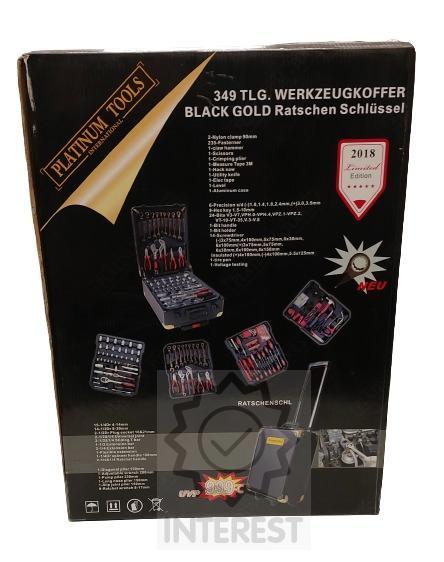 Sada nářadí v kufříku na kolečkách - Platinum Tools s 349 díly. Nové