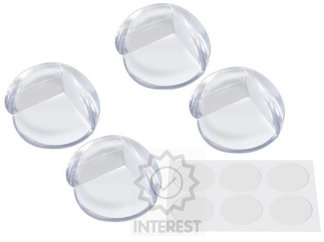 Ochrana rohů stolu - set 4ks, transparentní