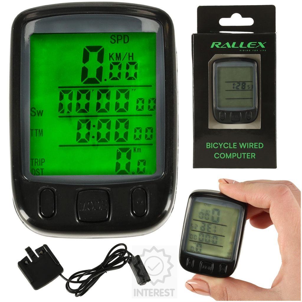 Vodotěsný cyklocomputer s dotykovým LCD displejem 25V1..