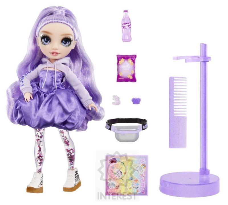 Rainbow High Sparkle & Shine Fashion panenka - Viola (Purple).