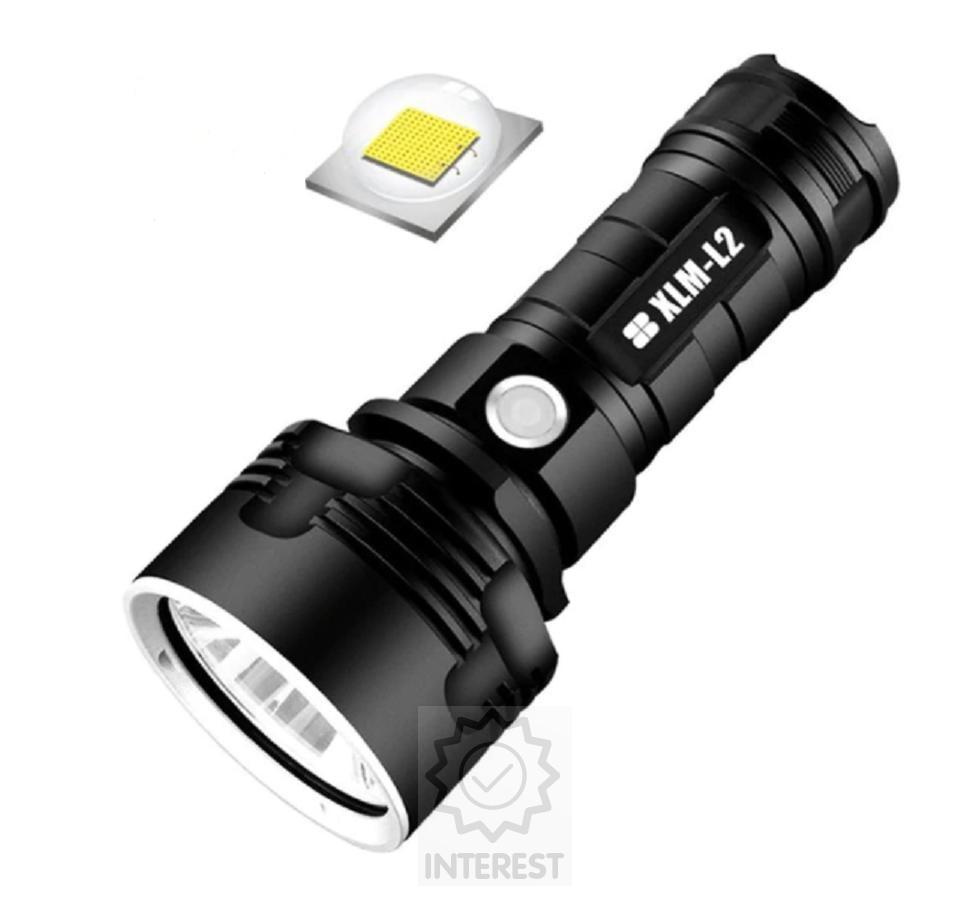 USB - LED svítilna XLM- L12 s vysokým lumenem. Vodotěsná.