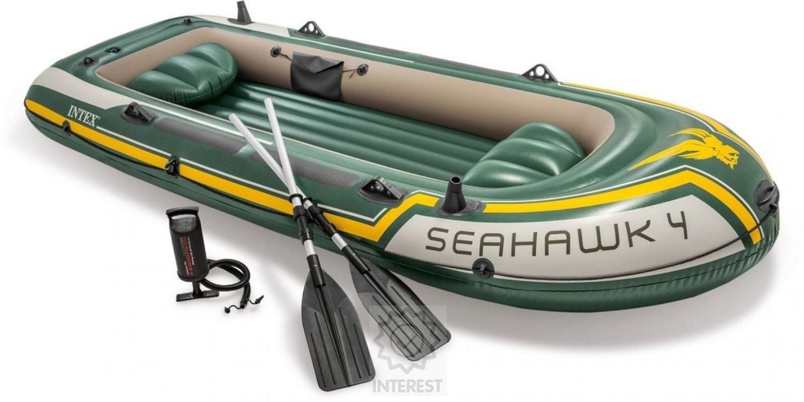 Velký člun Intex Seahawk 4 set - pro 4 osoby - (č.432)