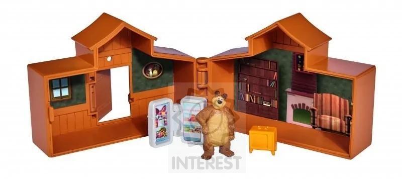 Simba Máša a medvěd Mini Medvědí dům + figurka.