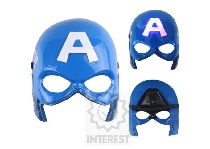 Marvel Avengers - Svítící maska KAPITÁN AMERIKA.