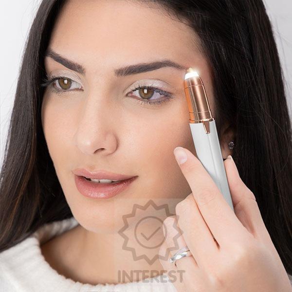 Přesný depilátor obličejových chloupků s LED Wellness Beauté.