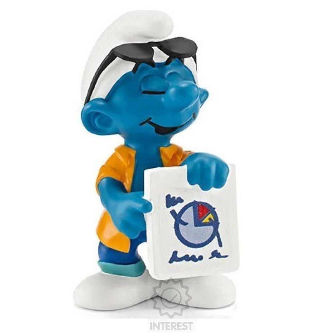Figurka - Šmoula obchodník - Schleich.