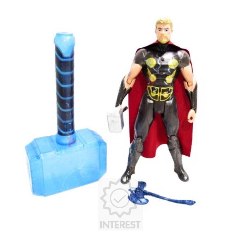 Avengers - Sada - Figurka Thora + kladivo s příslušenstvím.