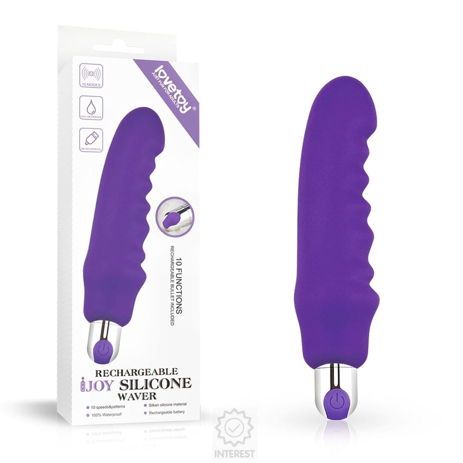 Dobíjecí silikonový vibrátor pro stimulaci klitorisu, IJOY - (K134545)