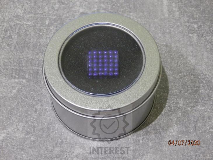 Magnetické kuličky NEOCUBE Ø 3mm 216 kusů - barva modrá