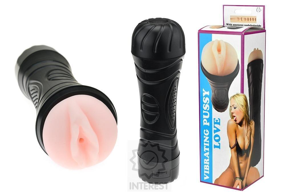 Vibrační masturbátor - Cyber skin vagina - (K42035)