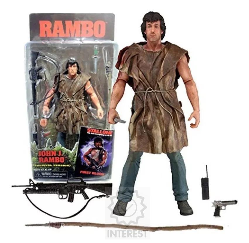 Exkluzivní akční figurka NECA John J. Rambo 16 cm..