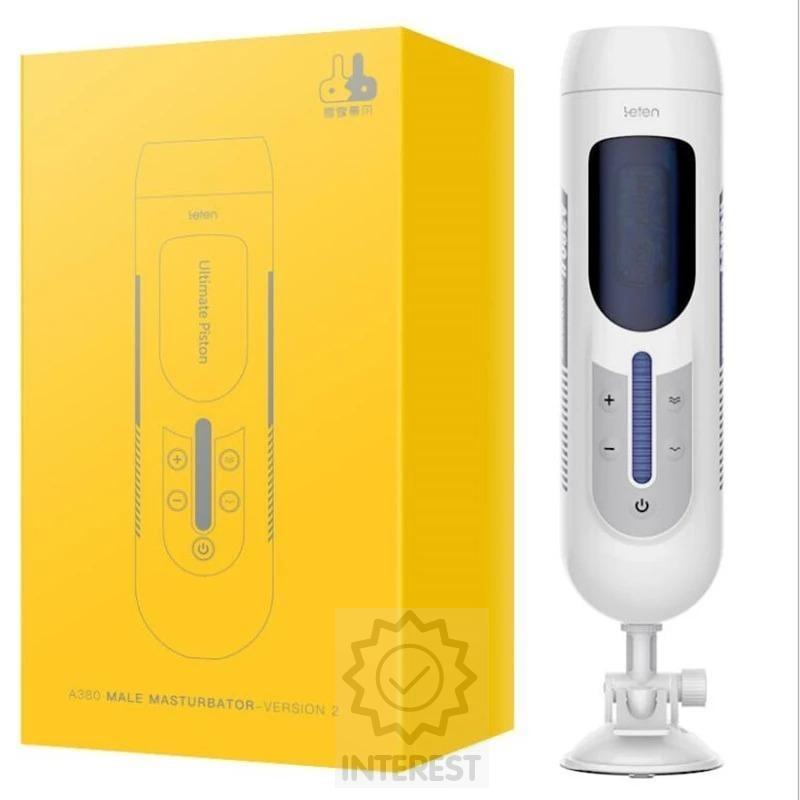 Teleskopický nabíjecí masážní přítlačný masturbátor - (K134538)