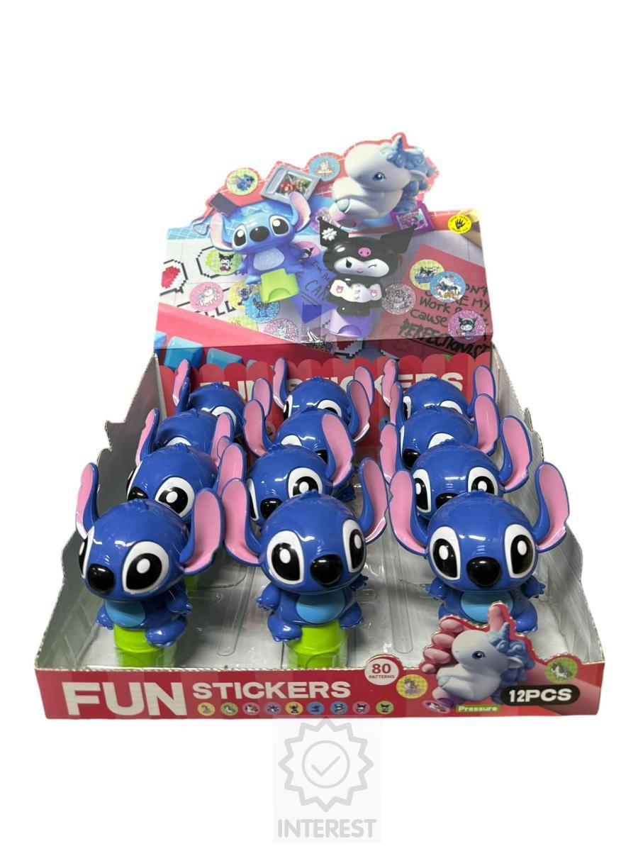 Kouzelné razítko STITCH se samolepkami 80 kusů samolepek.