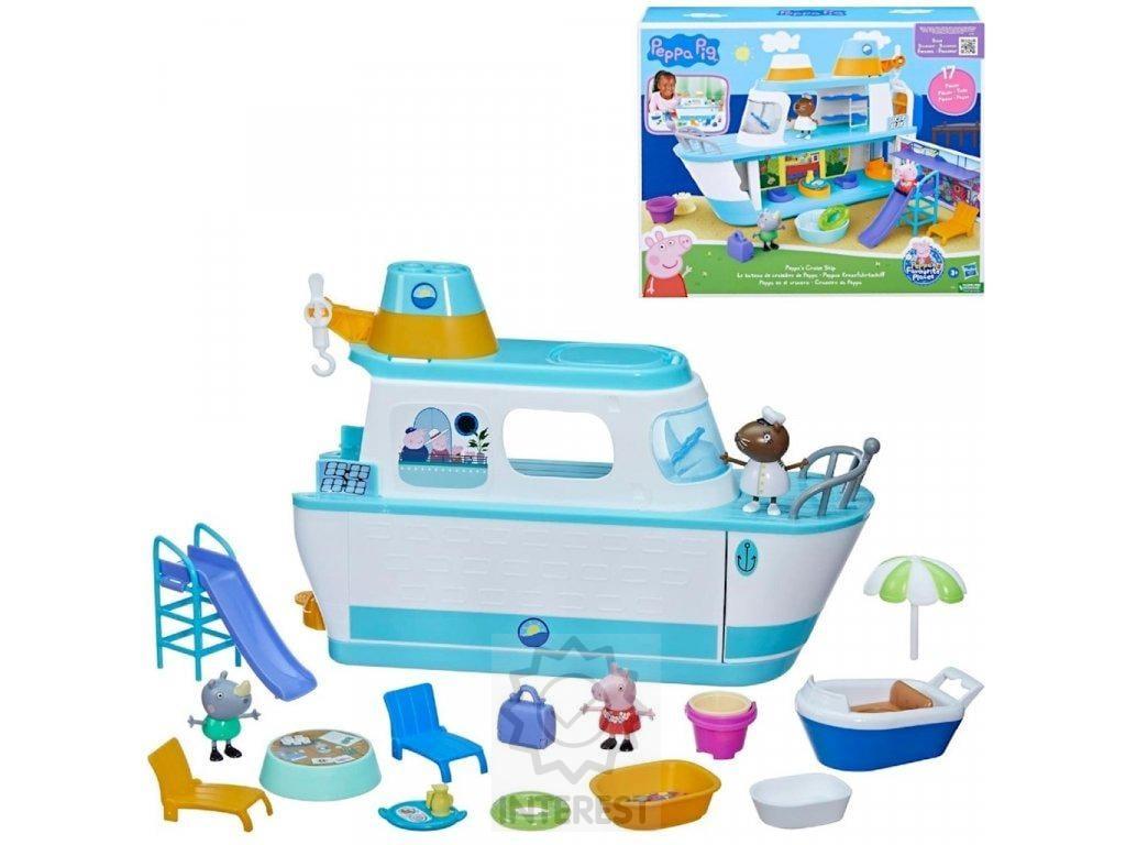 Hasbro Prasátko Peppa Výletní loď + figurky a doplňky.
