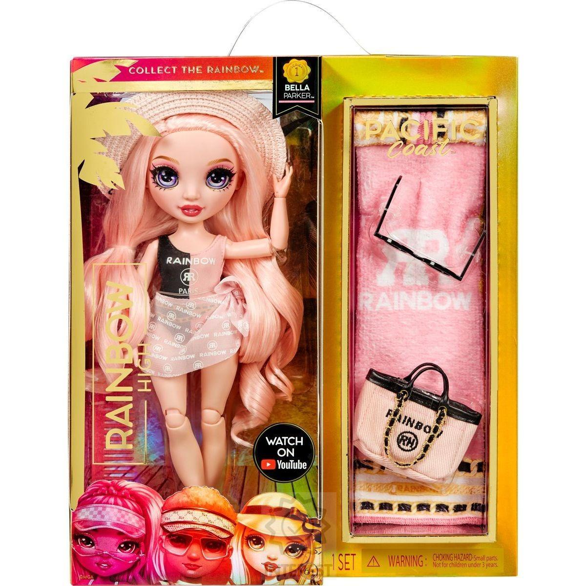 Rainbow High Letní Fashion panenka - Bella Parker (Pink).