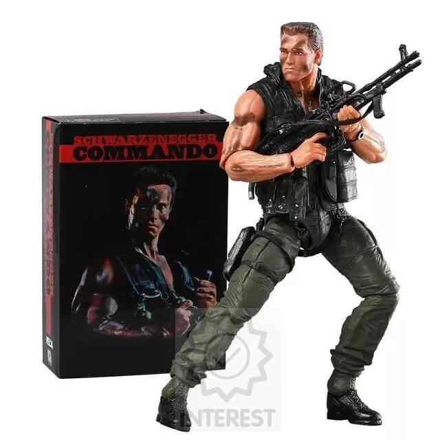 Figurka NECA Commando John Matrix Arnold Schwarzenegger + příslušenstv
