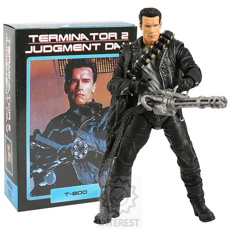 Figurka NECA Terminátor 2 - Soudný den T-800 - Arnold Schwarzenegger.
