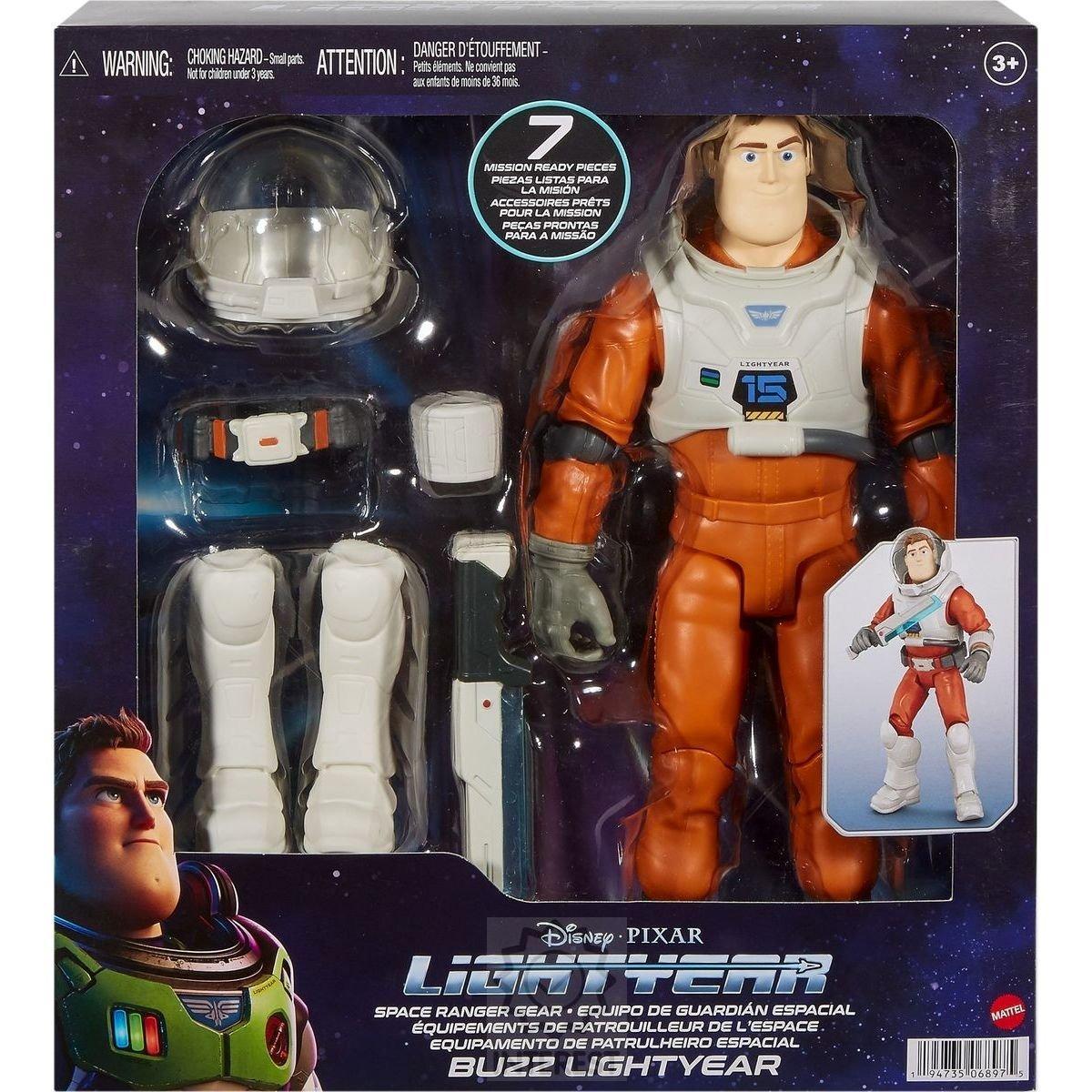Buzz Rakeťák s výzbrojí vesmírného rangera.