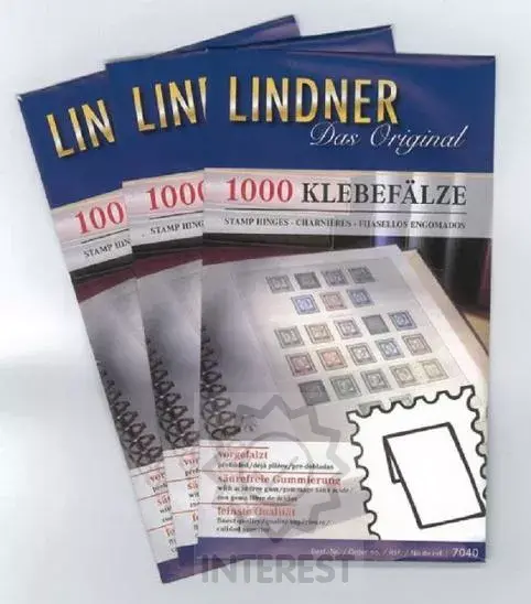Nálepky na poštovní známky 1000 Ks - LINDNER
