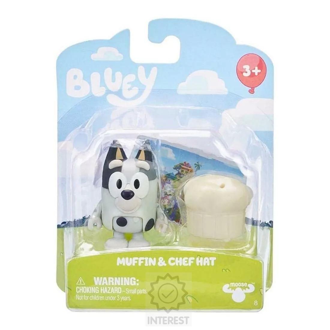 Figurka Bluey Muffin s kuchařskou čepicí
