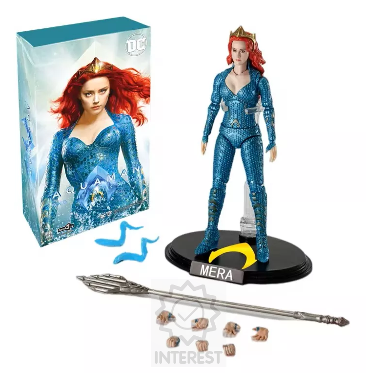 Akční figurka DC Aquaman Mera + příslušenství.