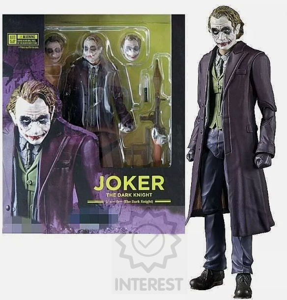 Akční figurka - Batman Temný rytíř Heath Ledger Joker 15 cm.