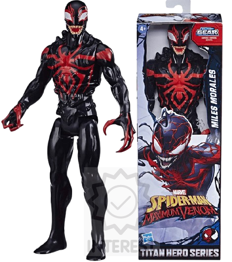 Spiderman Venom Miles Morales Figurka 30 cm Hasbro.