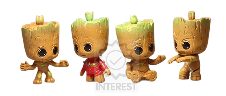 Strážci galaxie Groot figurky sada 3 kusy.