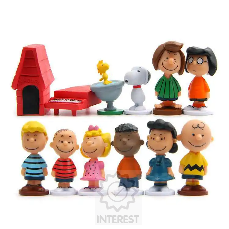 Sada figurek SNOOPY 12 kusů.