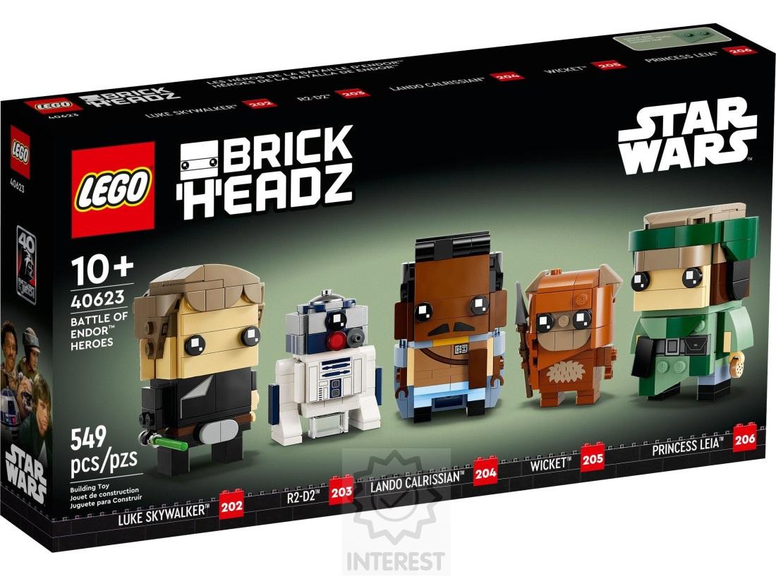 LEGO BrickHeadz Star Wars 40623 Hrdinové bitvy o planetu Endor.
