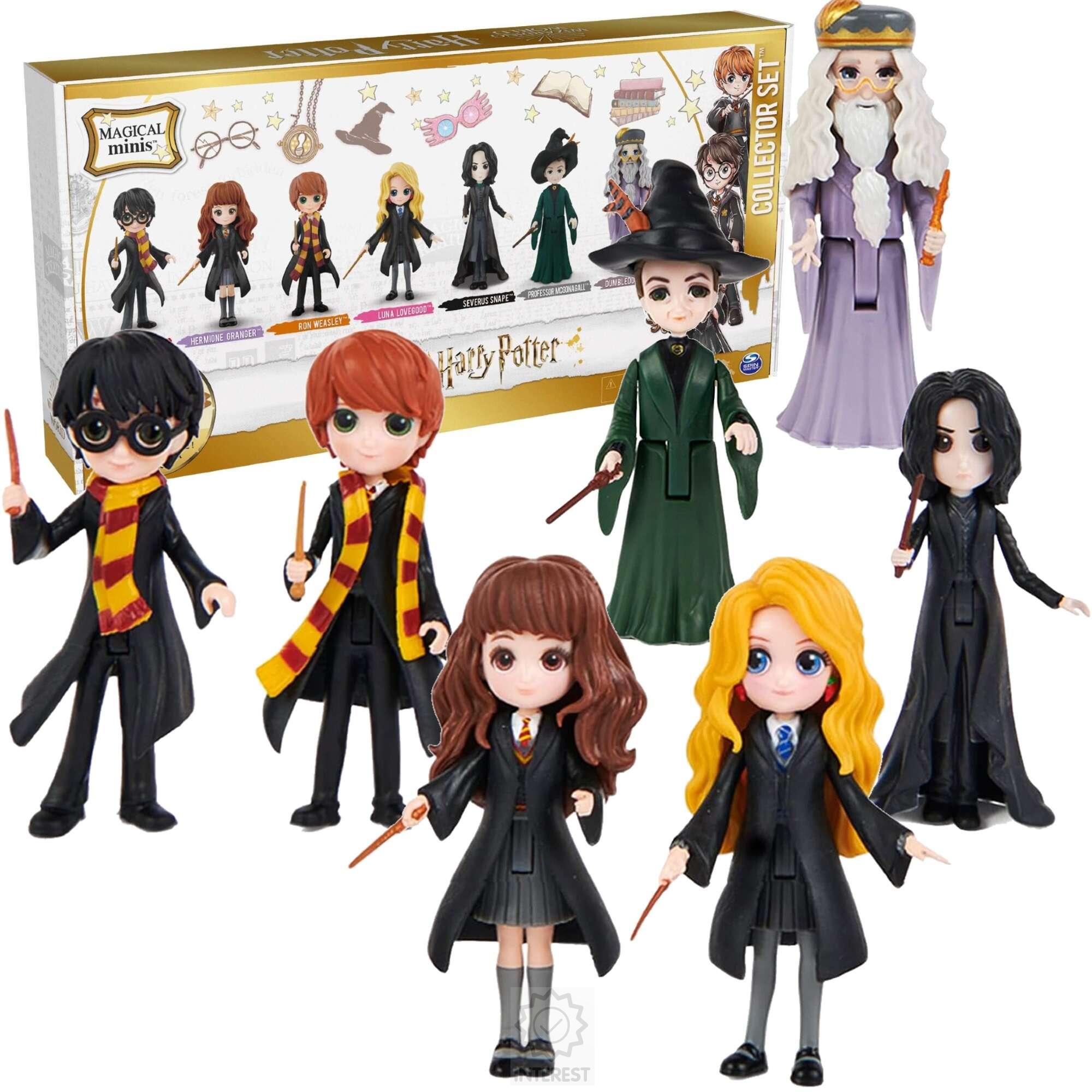 Harry Potter velká sada 7 figurek Hermiona Brumbál Luna 7v1.