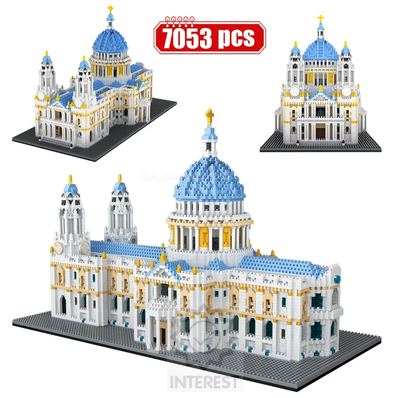 Stavebnice katedrála sv. Pavla 7053 dílků.