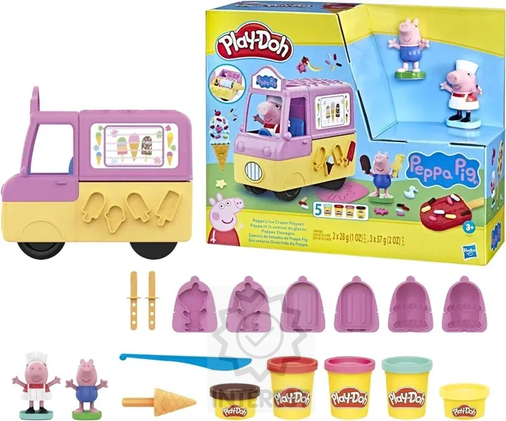 Play-Doh Hasbro Hrací sada prasátko Peppa a Zmrzlina.