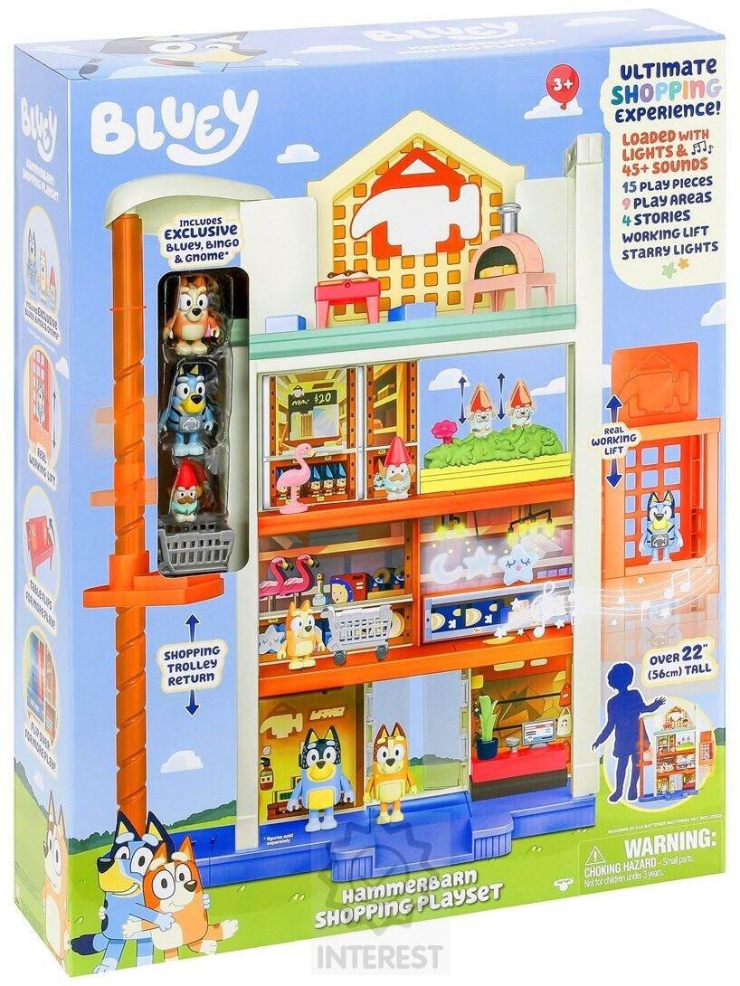 Herní set Bluey Hammerbarn 56 cm se světly a zvuky + figurky.