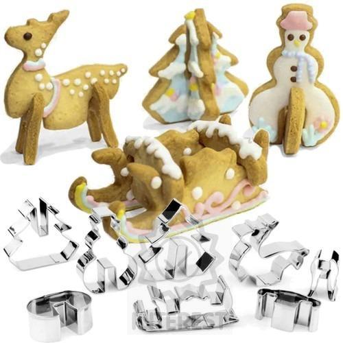 Vánoční 3D Vyřezávací sada - Christmas - Postavičky