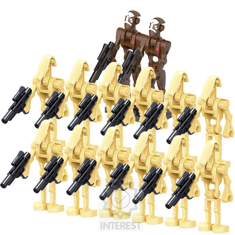 Figurky Star Wars 30 kusů Battle Droid + Generálové.
