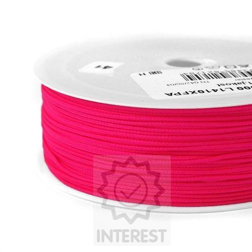 Polyesterová šňůra - růžová neonová 50m